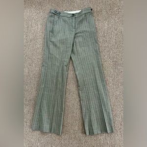 Theory Wool Blend Gray Trouser Pants‎ Size 2